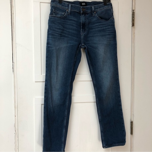 PAIGE denim women’s crop ankle denim jean with stretch size 31 - Picture 1 of 10